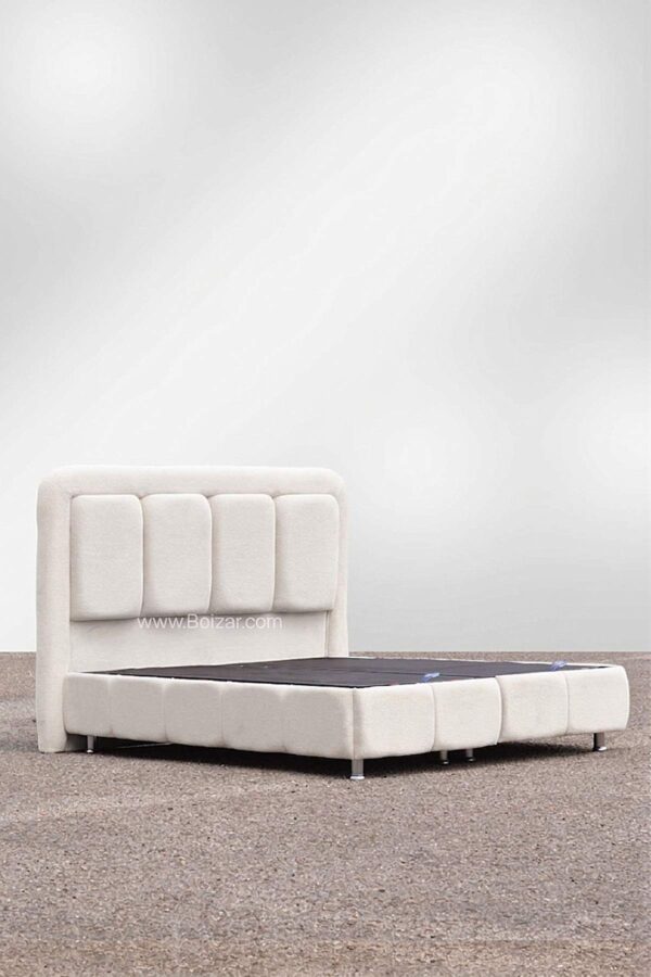 Lit coffre Hiera - Tissu Bichette 180x200