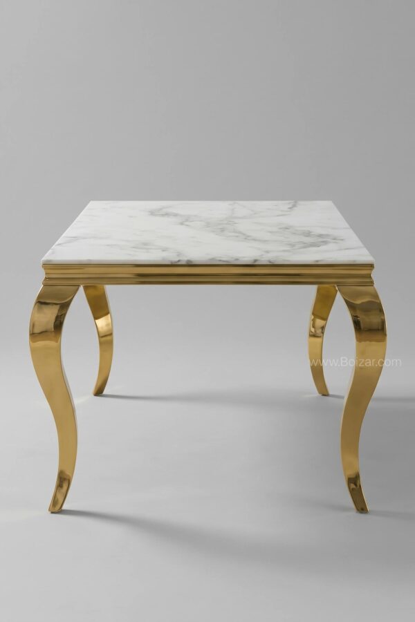 Table Baroque | Marbre doré 150 cm - Tables à manger