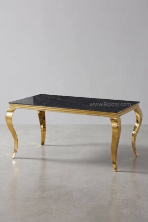 Table Baroque | Marbre doré 150 cm - Tables à manger