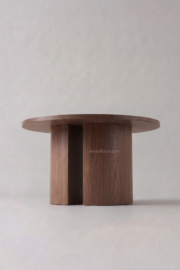 Table basse Victoria ronde 90 cm | Noyer - Tables basses