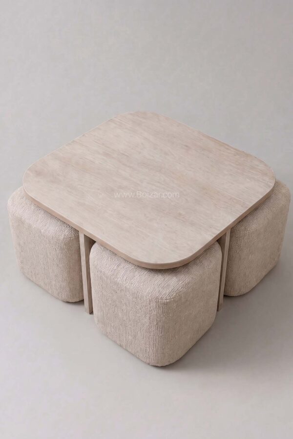 Table basse Marbella | Travertin 80 cm - Tables basses