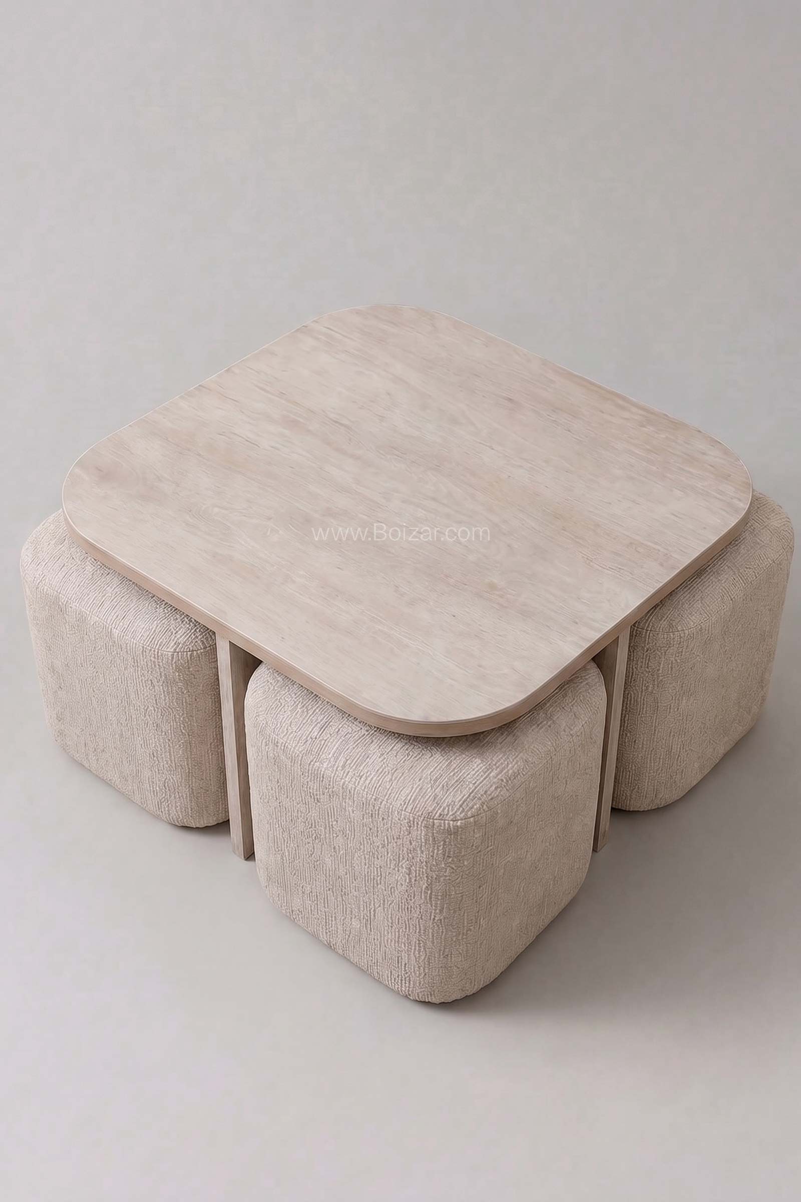 Table basse Marbella | Travertin 80 cm