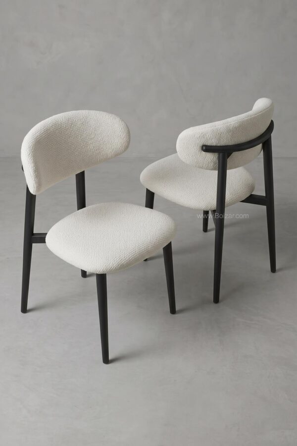 Chaise Bohème | Tissu chenille imperméable - Chaises