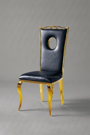 Chaise Royal | Similicuir, piètement inox - Chaises