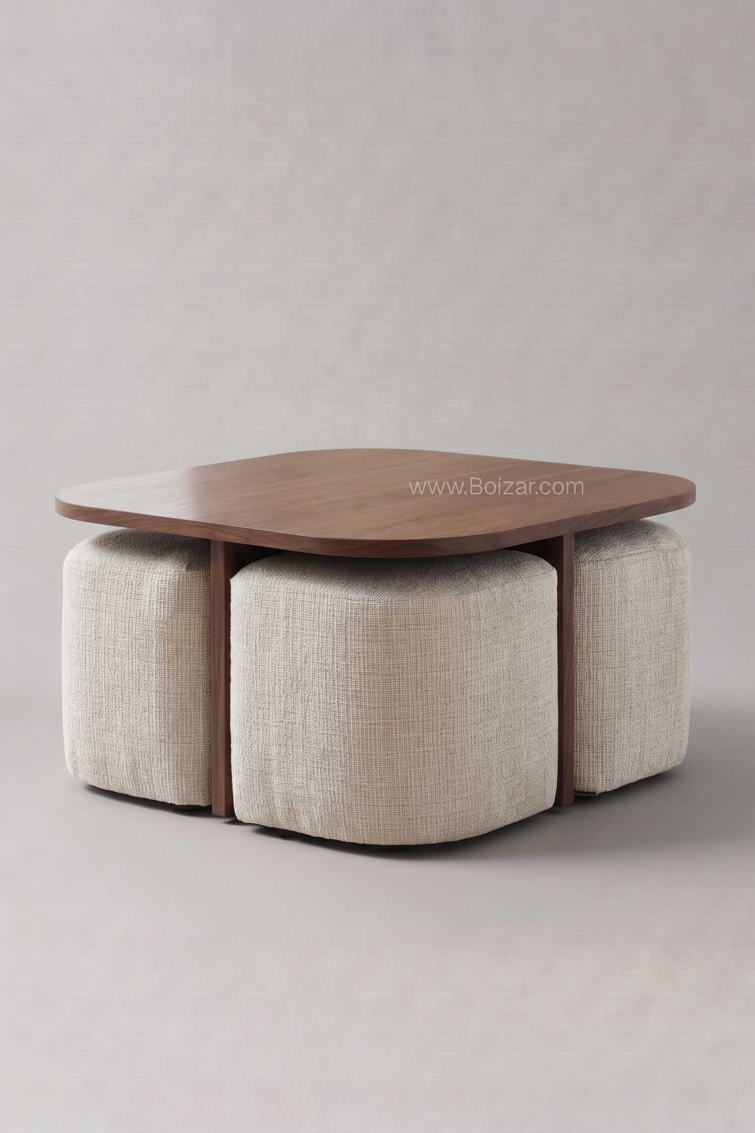 Table basse Marbella | Noyer 80 cm