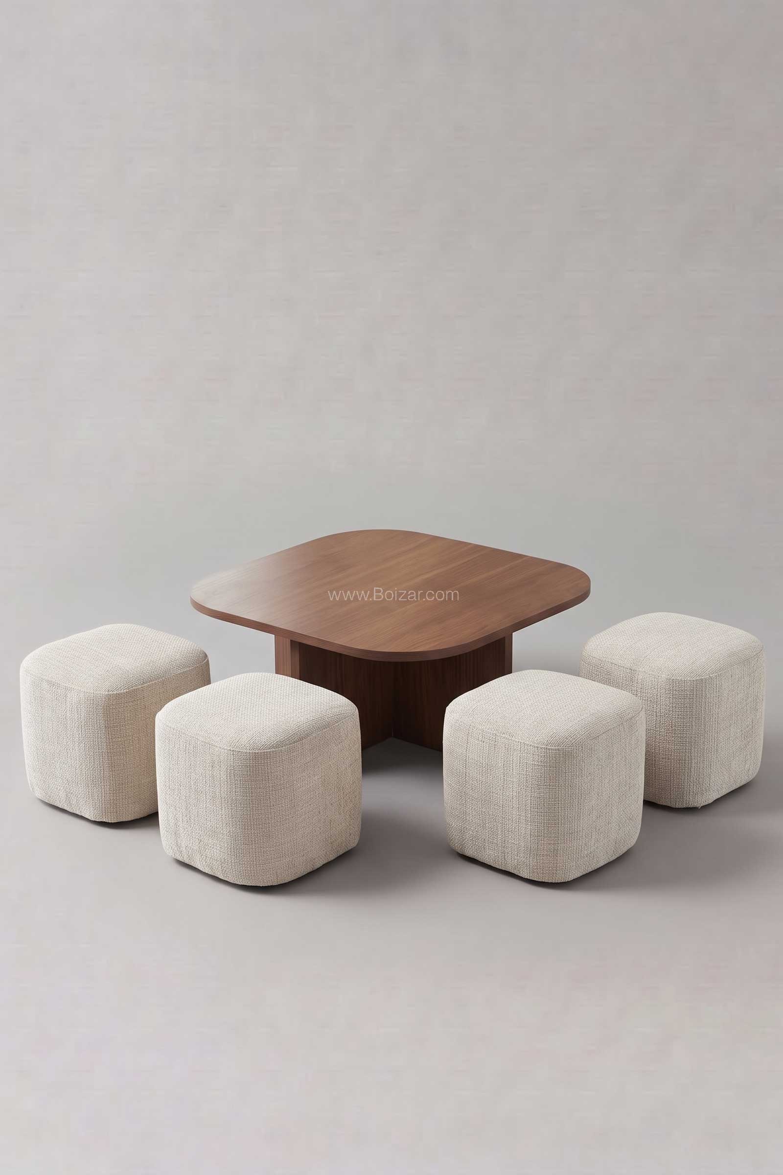 Table basse Marbella | Noyer 80 cm
