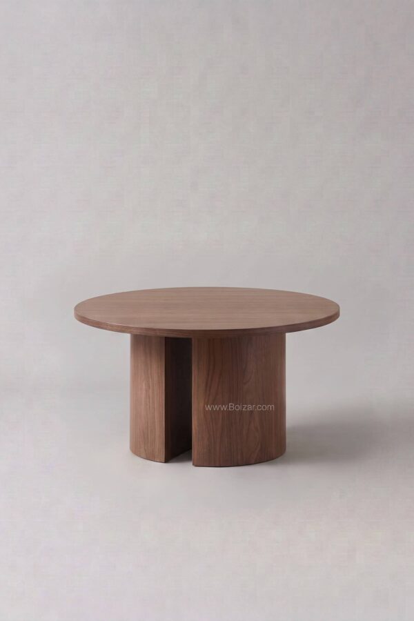 Table basse Victoria ronde 90 cm | Noyer - Tables basses