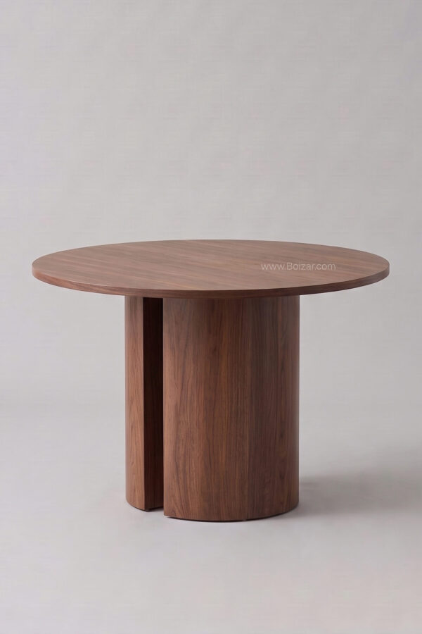 Table Victoria ronde 110 cm | Noyer - Tables à manger