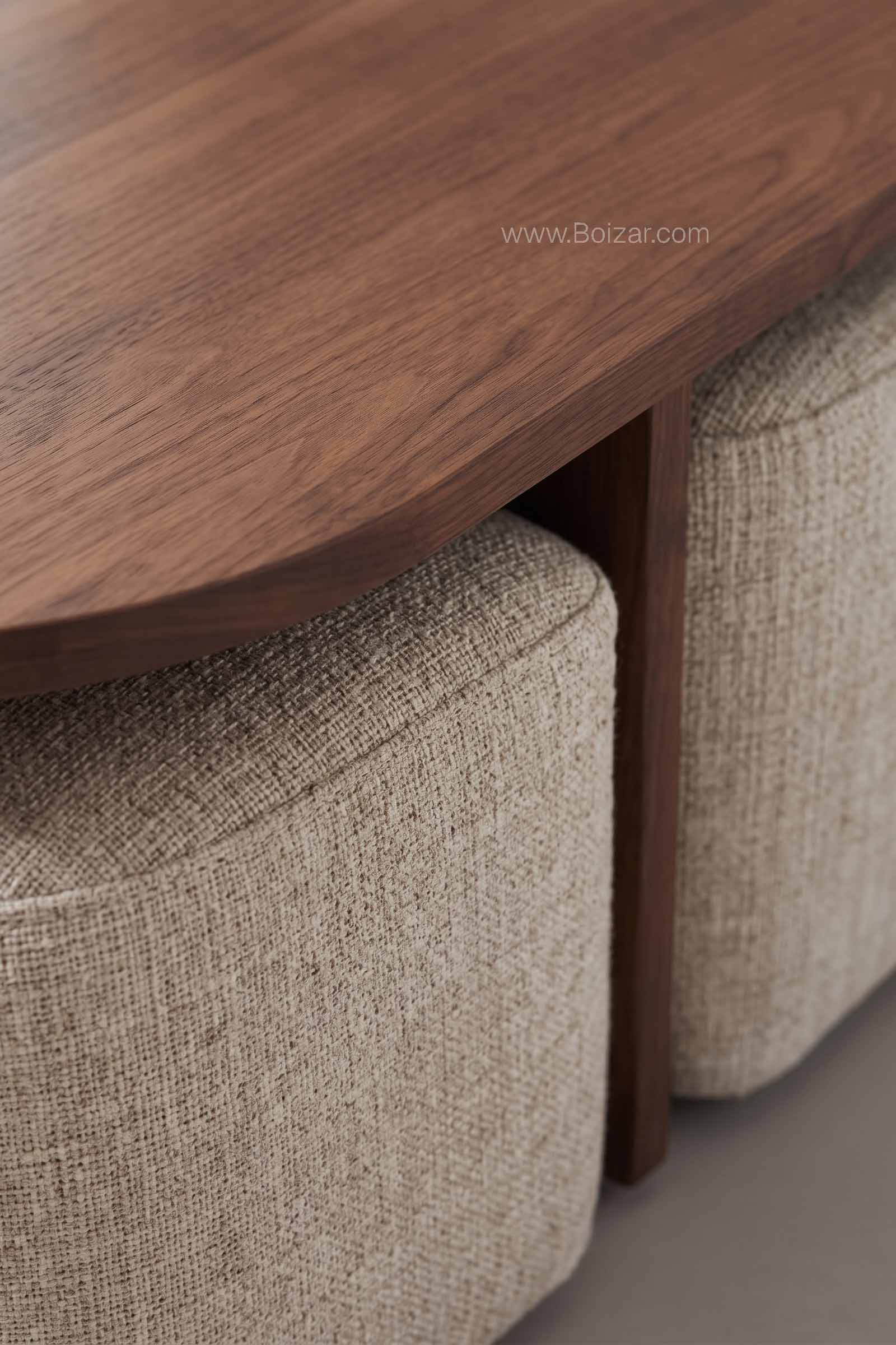 Table basse Marbella | Noyer 80 cm