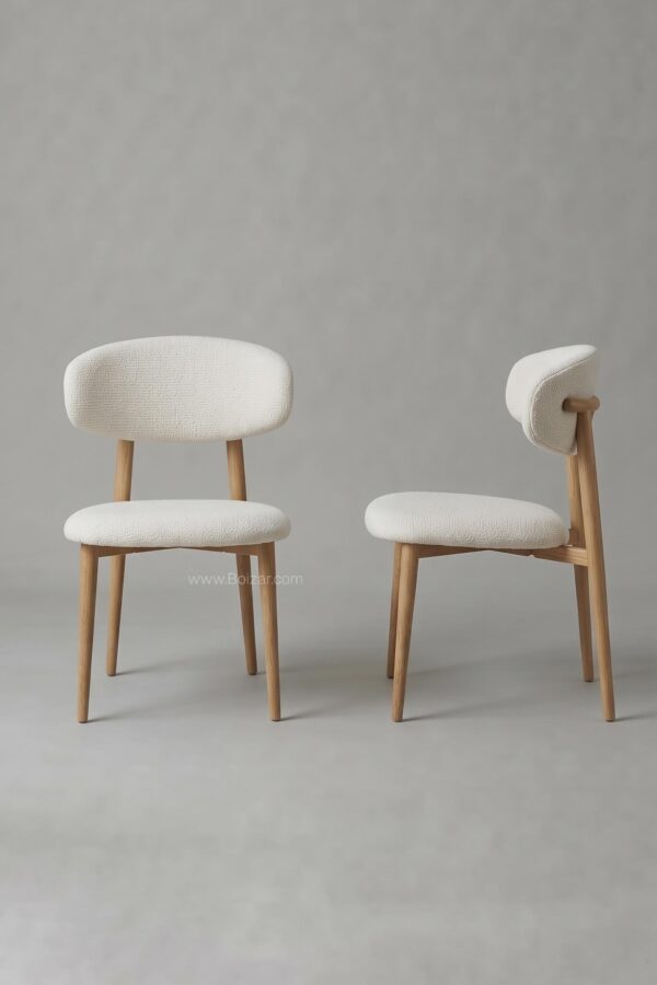 Chaise Bohème | Tissu chenille imperméable - Chaises