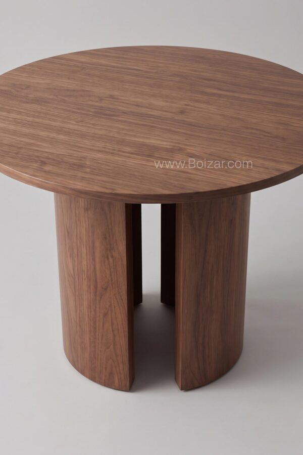 Table Victoria ronde 110 cm | Noyer - Tables à manger
