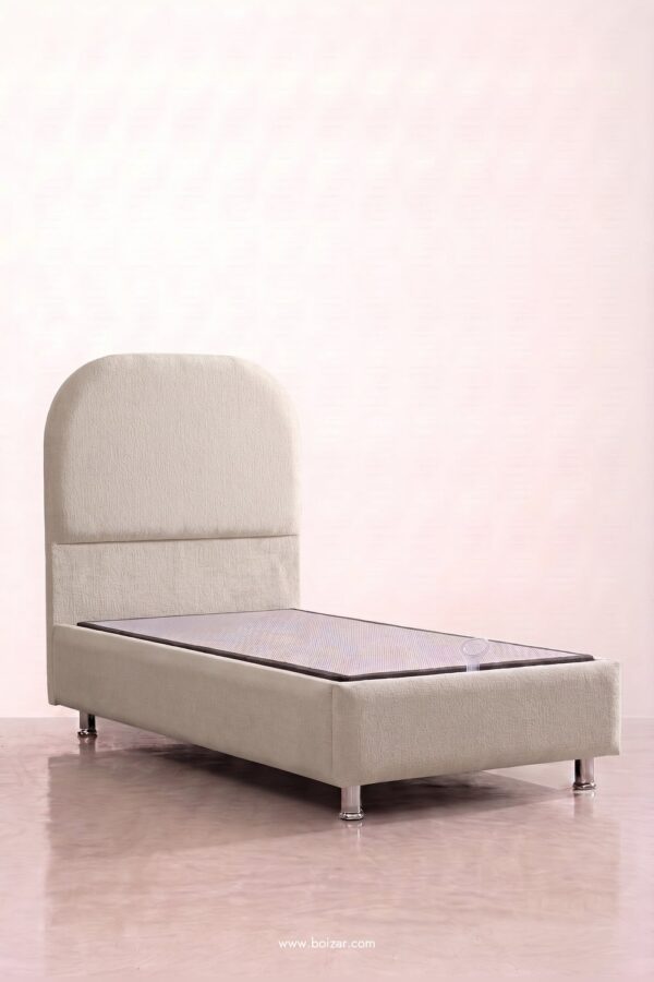 Lit coffre Jade 1 place 90x190 | Tissu chenille