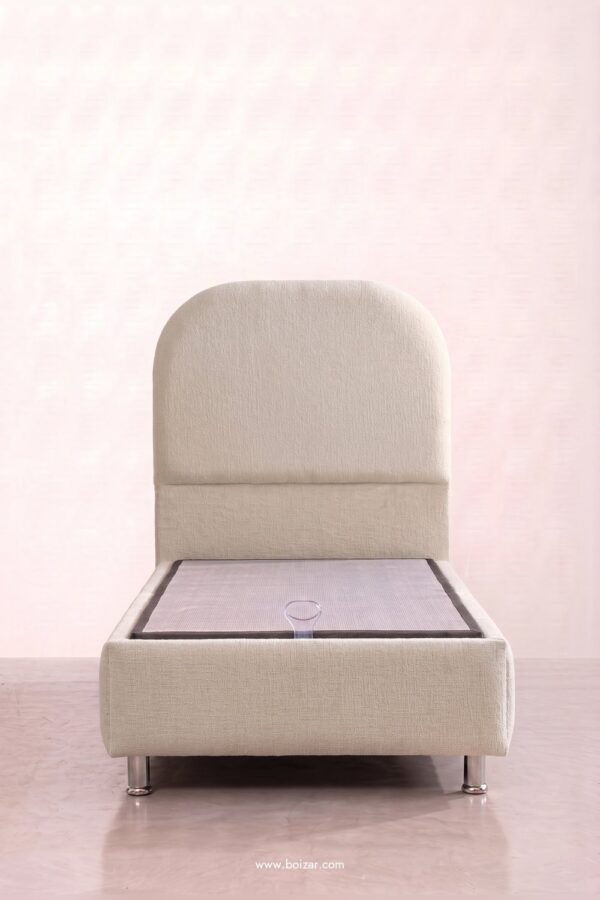 Lit coffre Jade 1 place 90x190 | Tissu chenille
