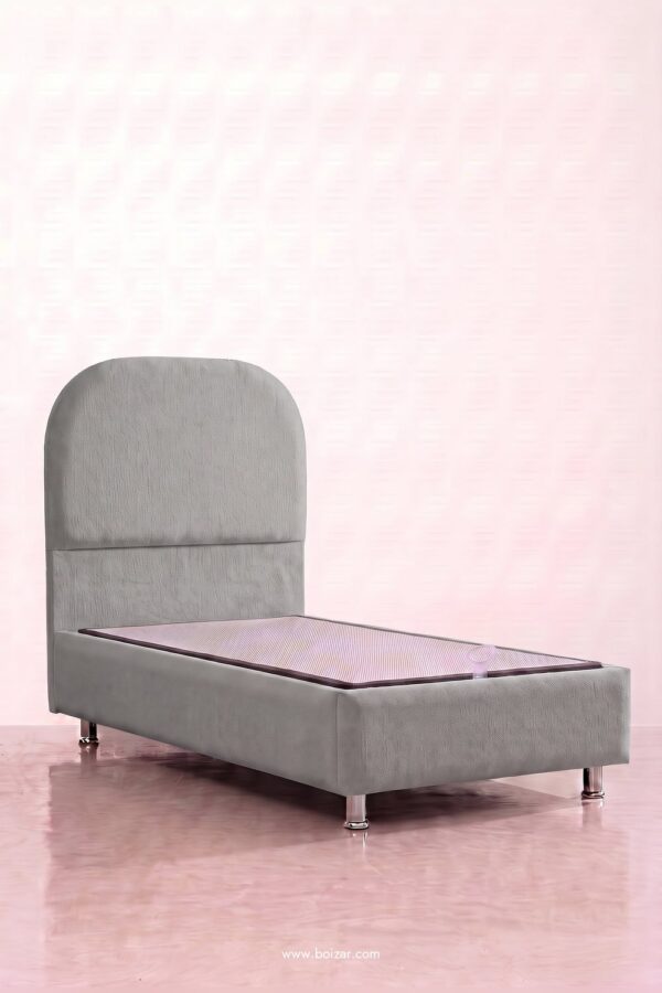 Lit coffre Jade 1 place 90x190 | Tissu chenille