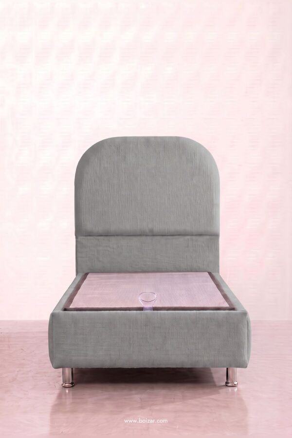 Lit coffre Jade 1 place 90x190 | Tissu chenille