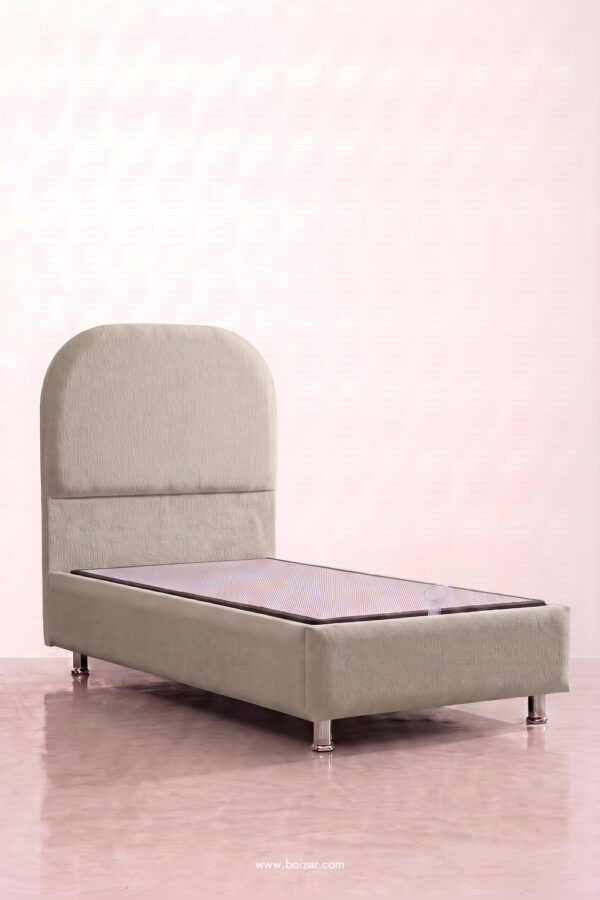 Lit coffre Jade 1 place 90x190 | Tissu chenille