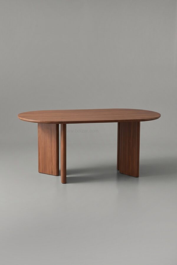 TABLE A MANGER AMBRE NOYER 180 - Tables à manger