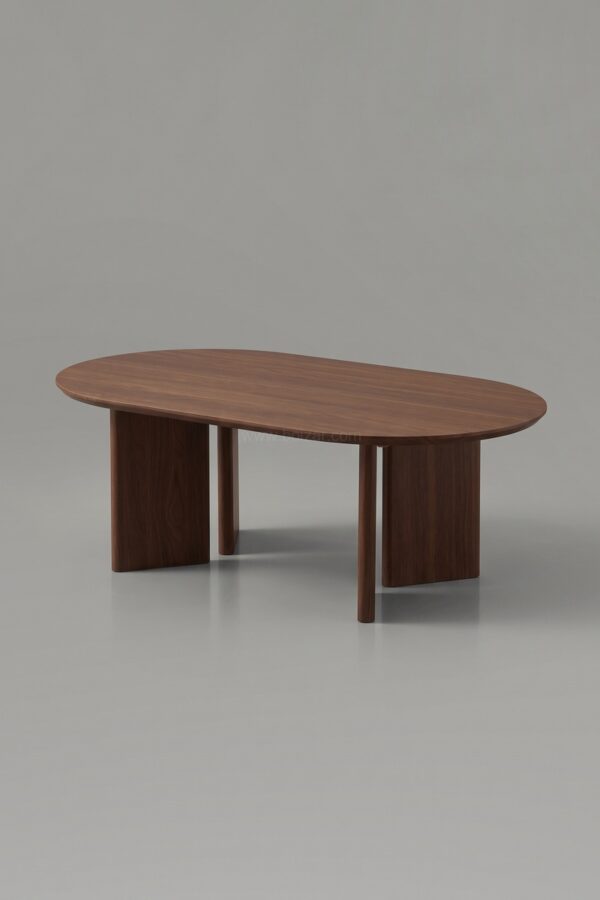 TABLE BASSE AMBRE NOYER 120 - Tables basses