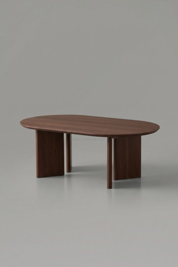 TABLE BASSE AMBRE NOYER 120 - Tables basses