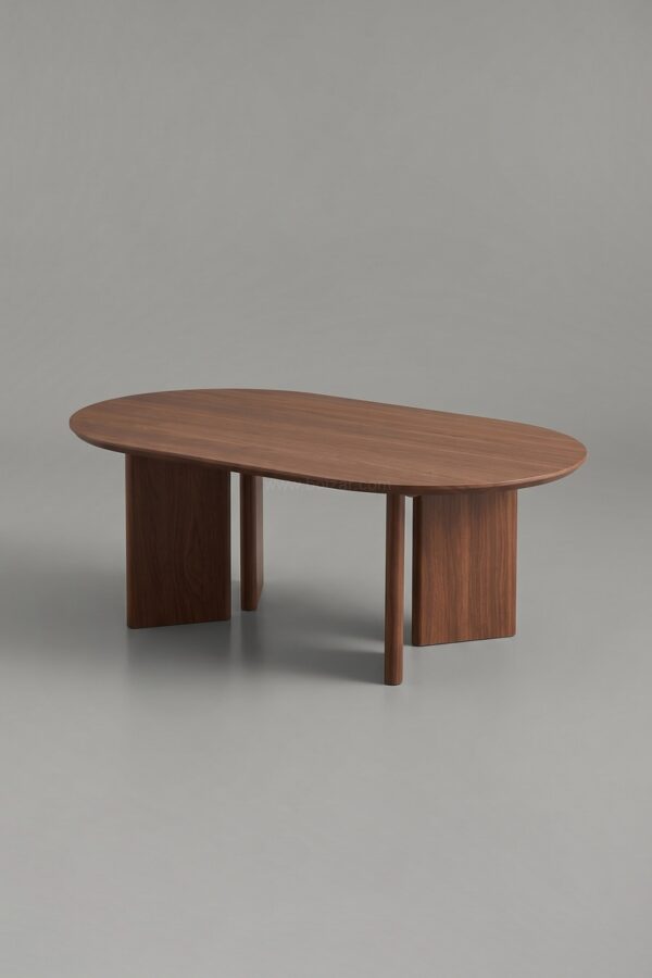 TABLE BASSE AMBRE NOYER 120 - Tables basses