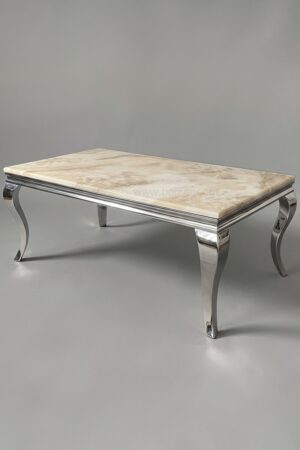 TABLE BASSE BAROQUE MARBRE - Tables basses