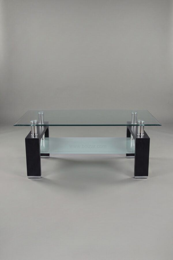 TABLE BASSE GLORIA BLANC TRANSPARENT - Tables basses