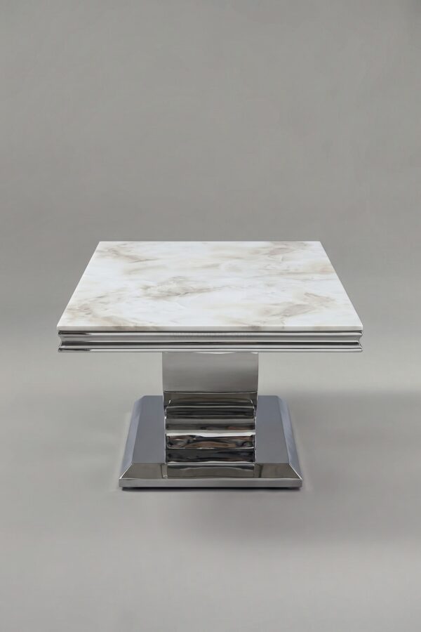 TABLE BASSE TROPHEE MARBRE NOIR - Tables basses
