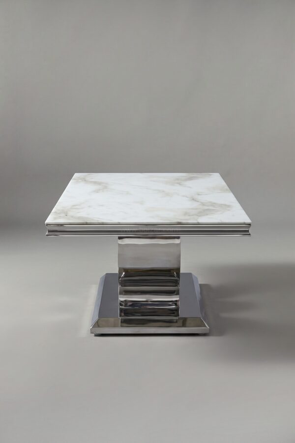 TABLE BASSE TROPHEE MARBRE NOIR - Tables basses