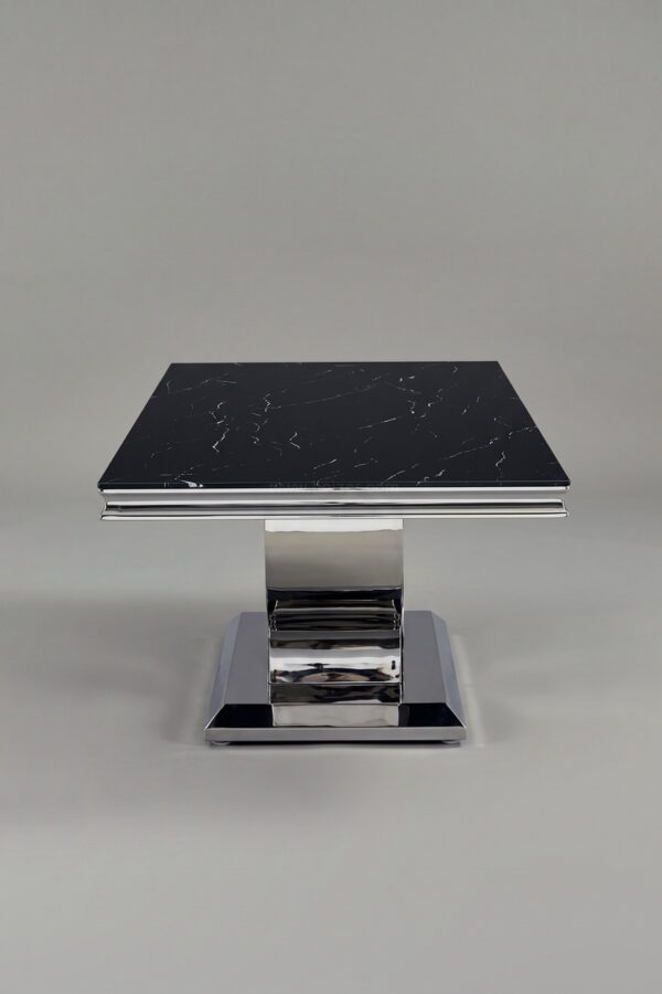 TABLE BASSE TROPHEE MARBRE NOIR - Tables basses